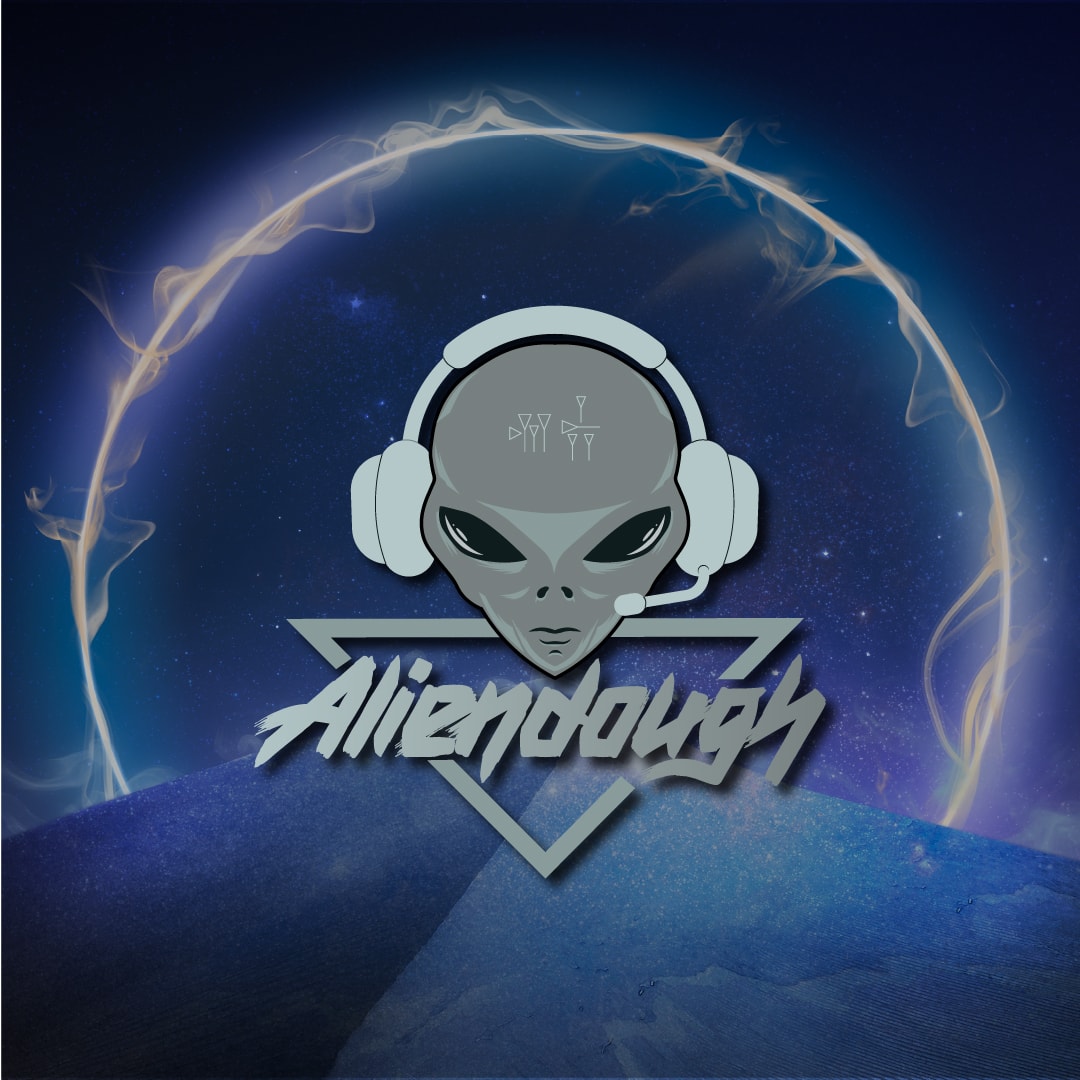 Aliendough Streamer Twitch Logo Design CSIGNITY